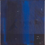 06 - 2023 - toile 475 - noir, bleu, petites horizontales 1 