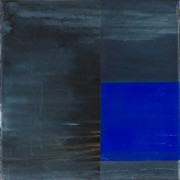 35 - 2023 - toile 476 - noir, carré bleu, croquis recouvert 