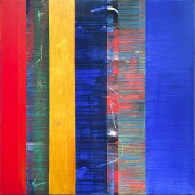 3 - 2021 - toile 435 - série « Rouge Jaune Bleu et les autres » - 100 x 100 cm