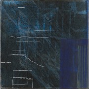 12 - 2023 - toile 439 - bleu, noir, atelier sur la colline 1 