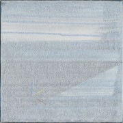 31 - 2023 - toile 456 - blanc, noir, bleu, perspective  